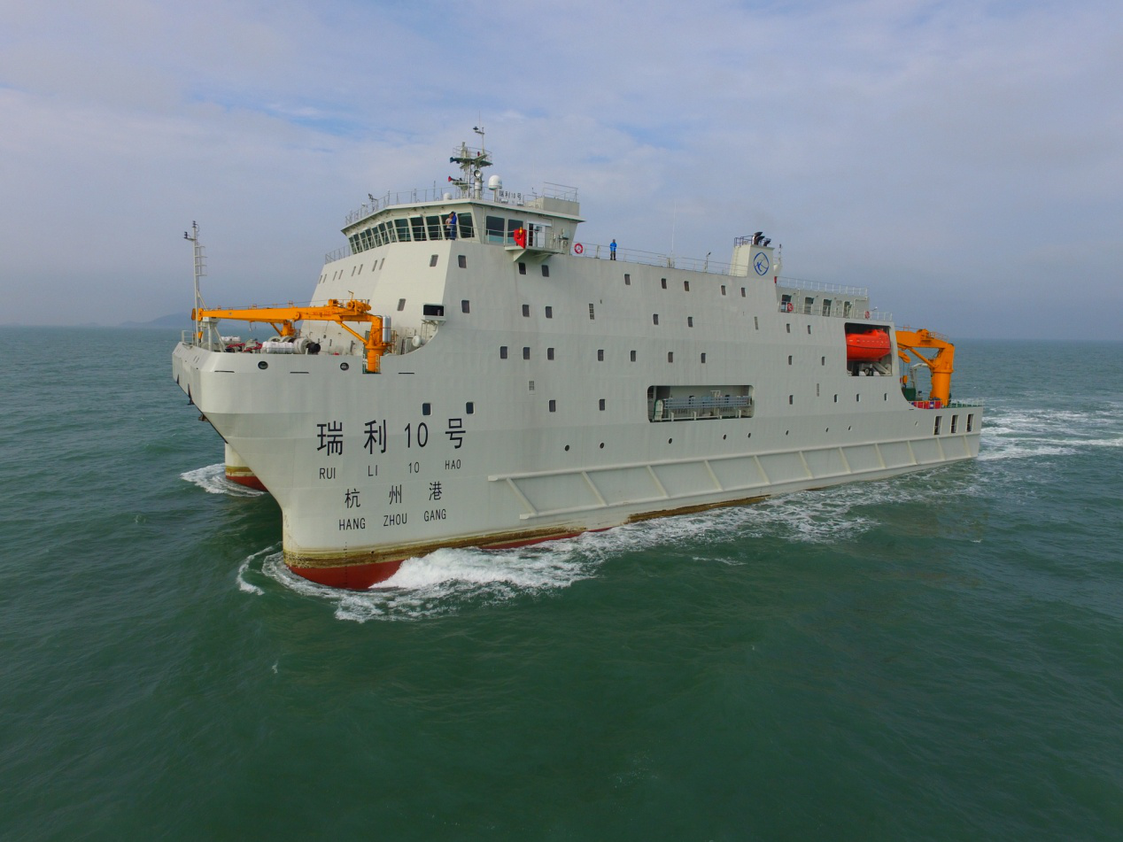5,000 tonnage catamaran for integrated marine test