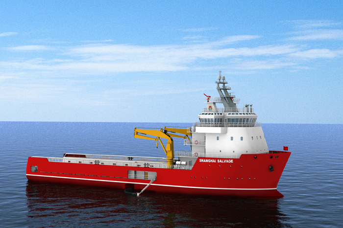 Large Oil Spill Recovery Vessel