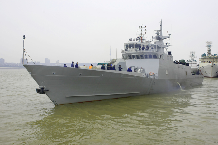 Large patrol vessel of Bangladesh