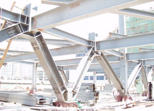 Steel structure works for adding stories for Hubei Provincial Development and Reform Commission