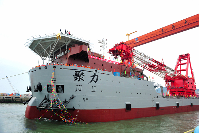 Multifunction salvage support vessel