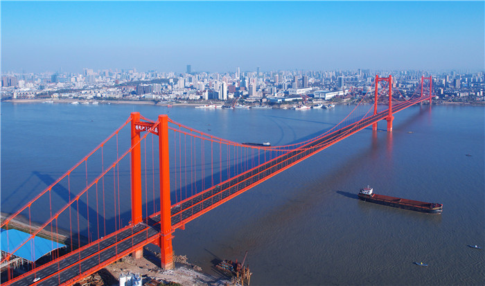 Wuhan Yingwuzhou Yangtze River Bridge